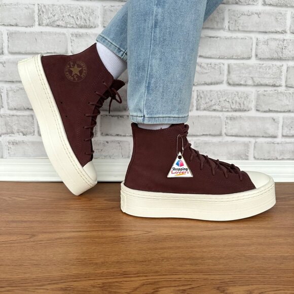 ⭐Converse Chuck Taylor All Star Lift Platform 8.5 Women Shoes Brown A06783C New - Picture 1 of 11